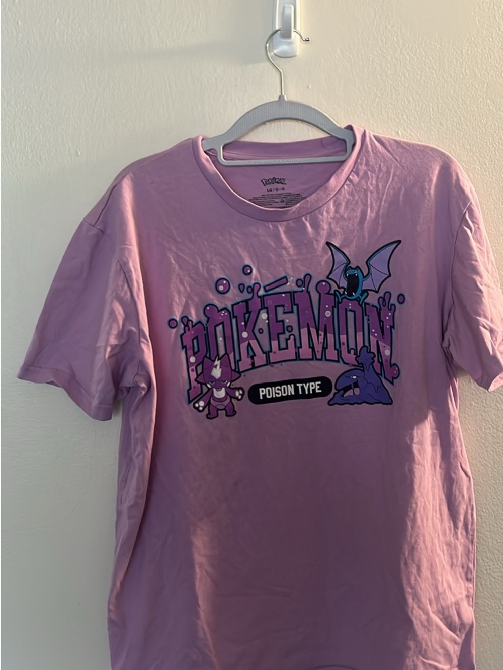 LG Lavender Pokémon Poison Type Graphic Tee